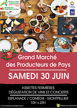 Montpellier - Grand Marché de producteurs de Pays